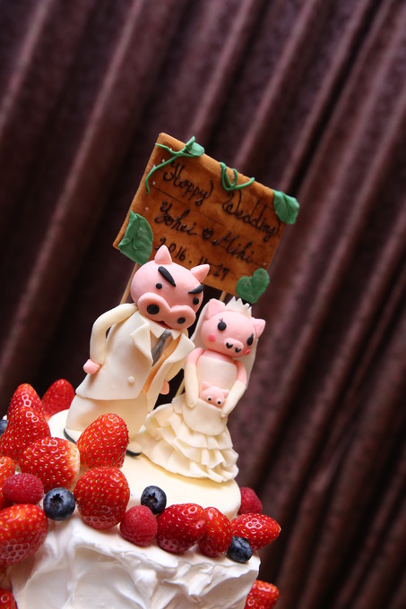 ウエディングケーキ マジパン特集 栃木県小山市の結婚式場 アルファーレ グランシャトー