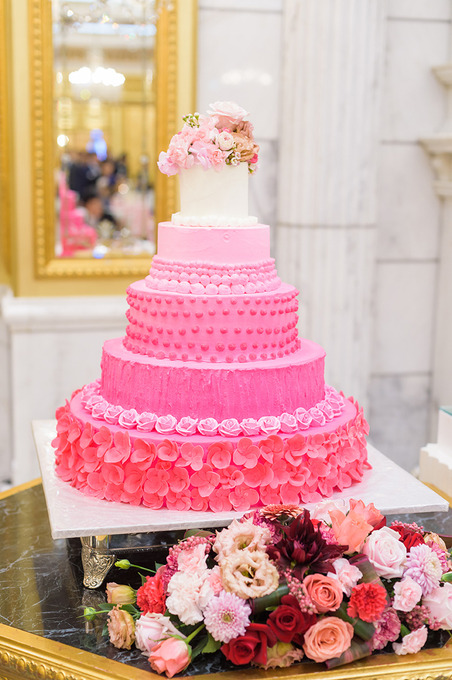 群馬県太田市の結婚式場ロイヤルチェスター太田 スタッフブログ ピンクのケーキ
